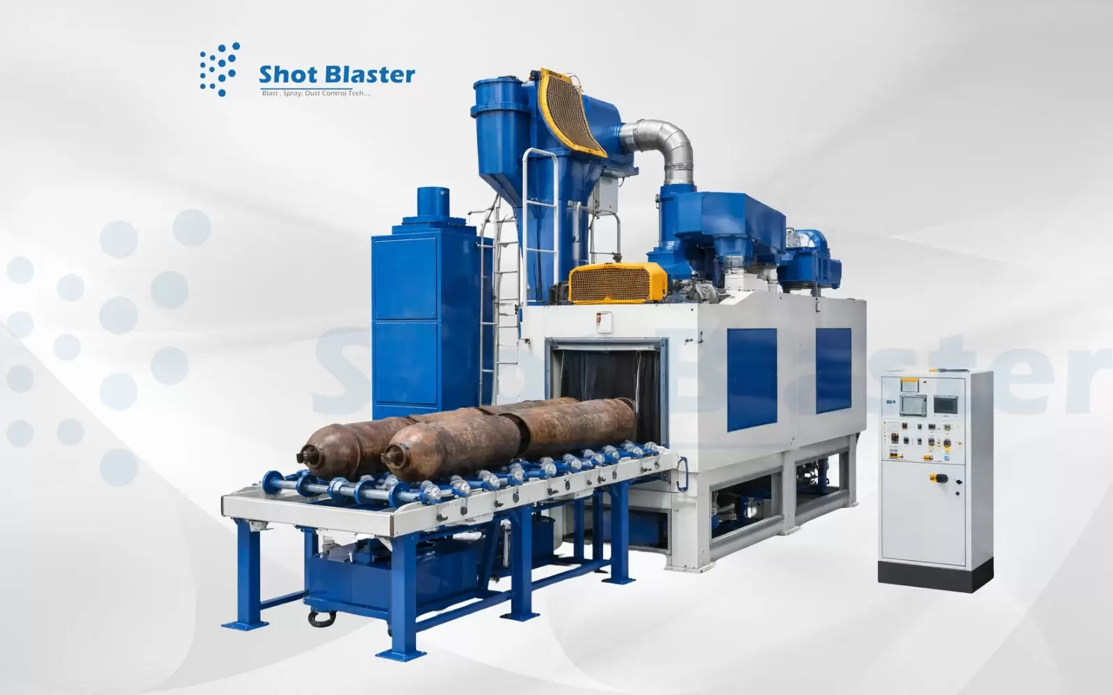LPG Cylinder Shot Blasting Machine